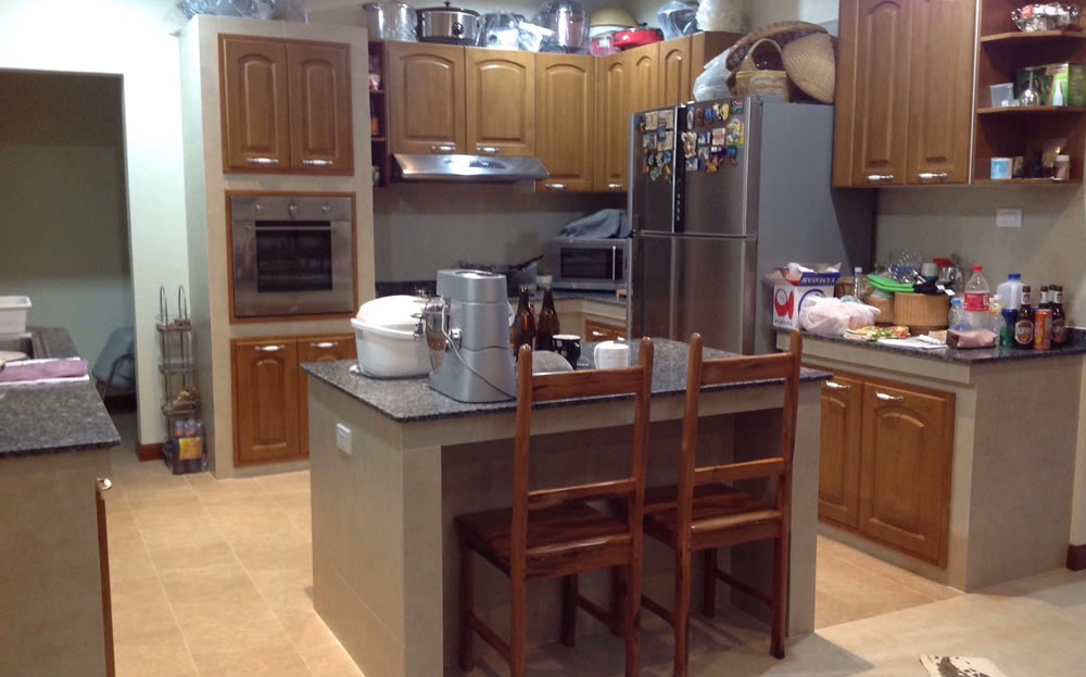 Modern kitchen in Pranburi resort home for sale