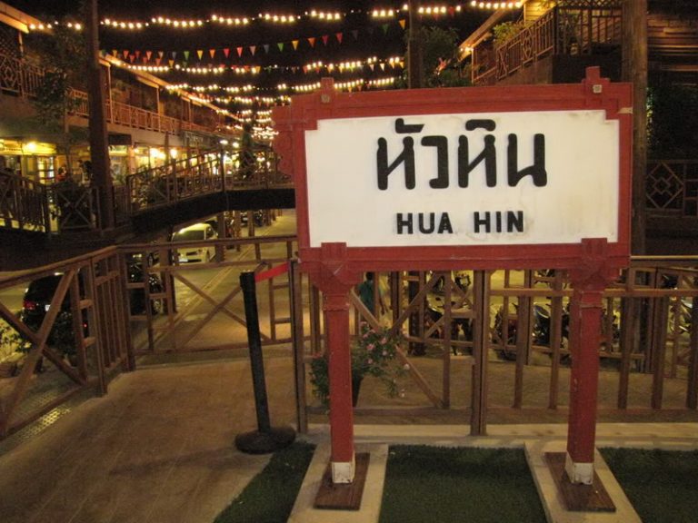 Walking in Hua Hin Thailand
