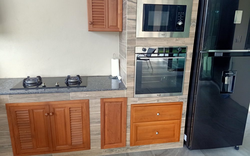 Back porch kitchen area