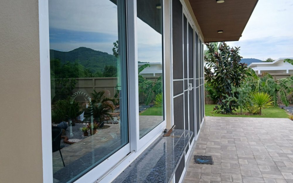 Back porch outside view